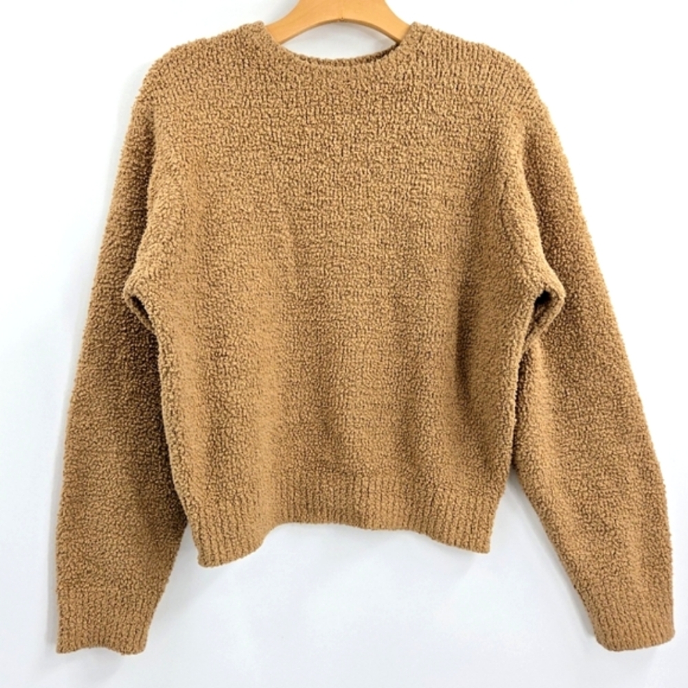 Skims Caramel Teddy Sweatshirt Crew Neck‎ Pullover
